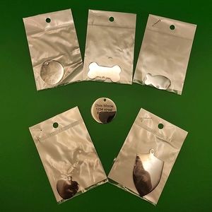 Stainless Steel Pet ID Tags Dog Tags Personalized Front and Back Engraving...
